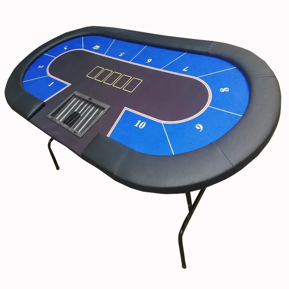 Blackjack Caribbean Poker Table Baccarat Table Luxury Half Round Mini Gaming Table