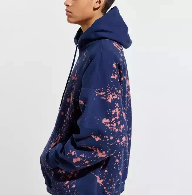 Custom hoodies design your own paint splatter hoodie unisex male hoodies cheap  jumper for men