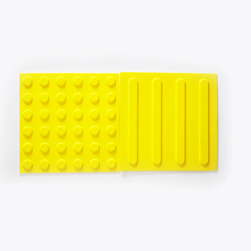 PVC corrosion-resistant blind path board ensures pedestrian safety through tactile warning