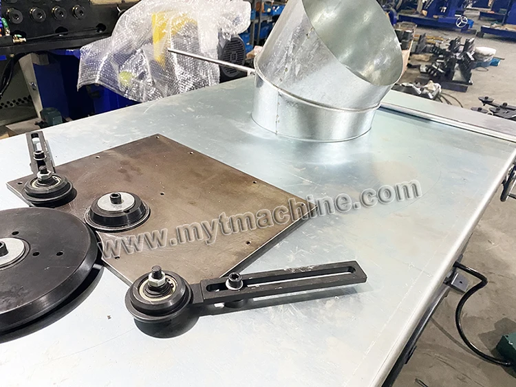 MYT-1000 Electric elbow making machine with manual round elbow flanging forming for round pipe making