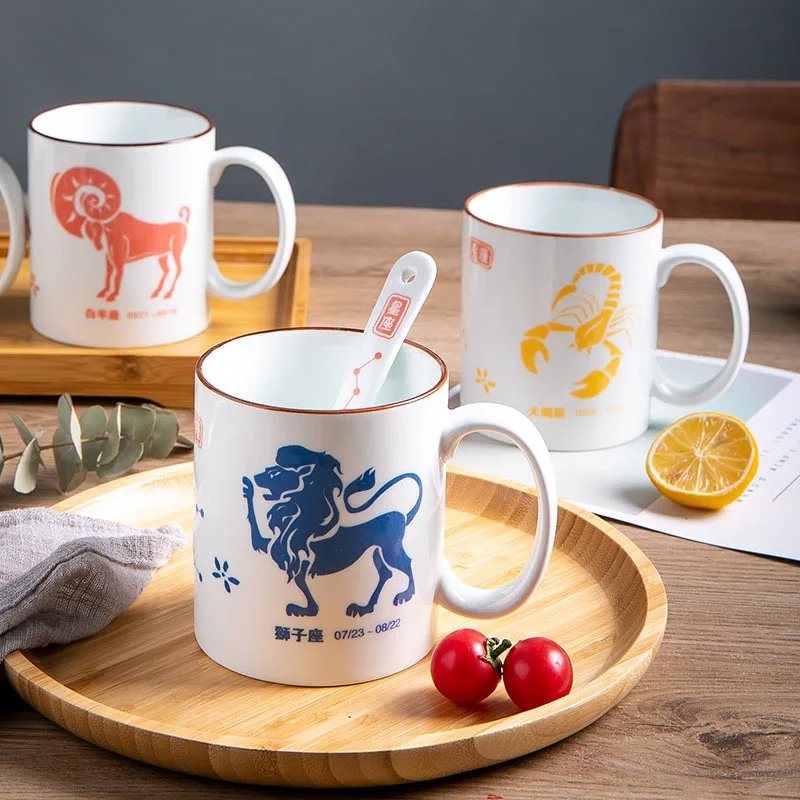 Mug Constellation Ceramic Mug office Home Coffee cup Drinking cup