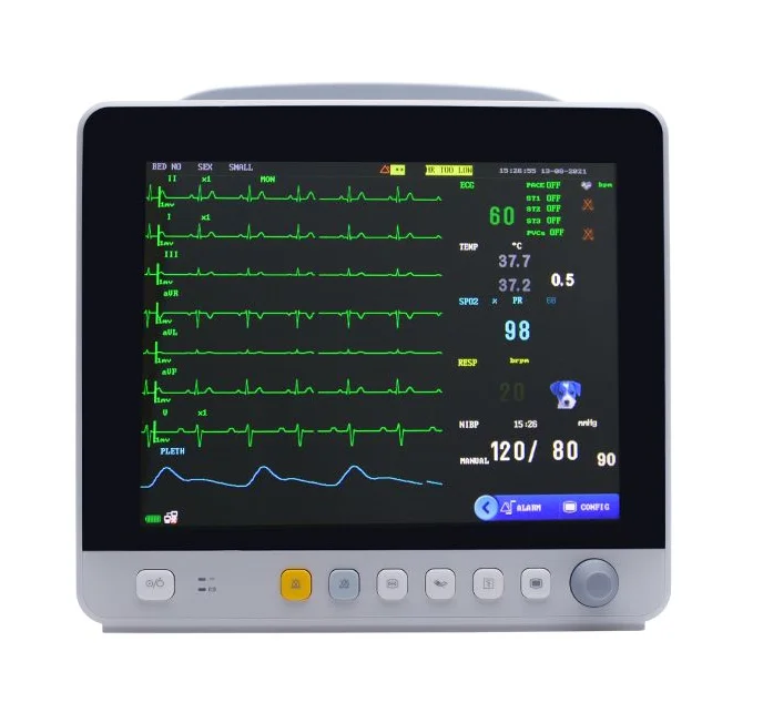 Price ICU Vital Sign Monitor ECG Waveform Portable CCU Multiparameter Medical Monitor Multiparametro Vet Patient Monitor