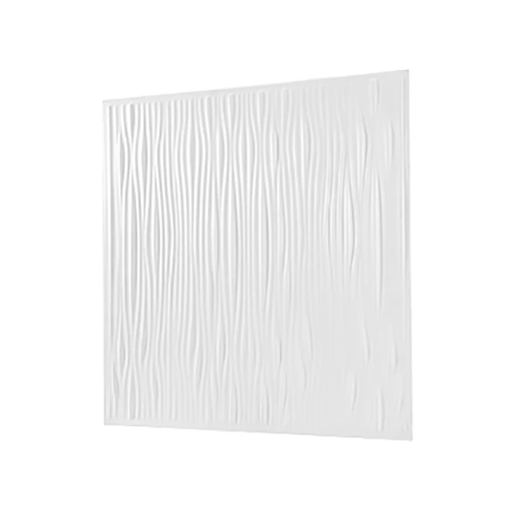 Hot selling PVC embossed 2 ft.x 2 ft commercial pvc square ceiling tiles with low price