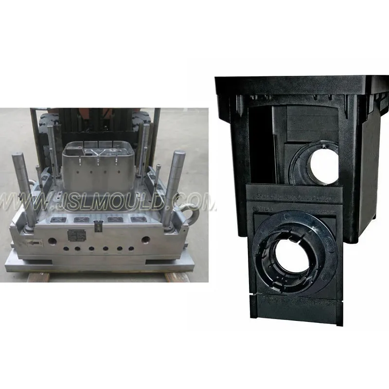 Custom plastic Injection 12 inch Sump box Catch basin Mold