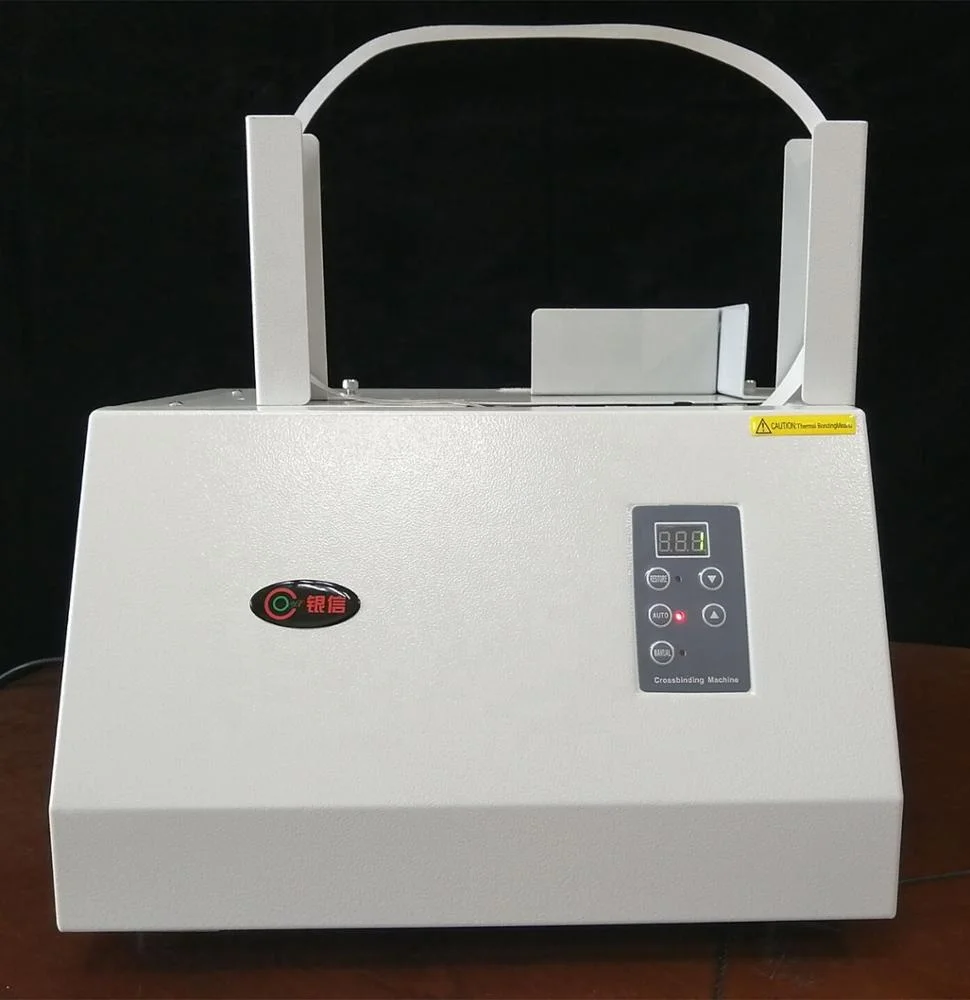 Automatic paper packaging machine banding cash money notes machine hot melt strapping tape machine