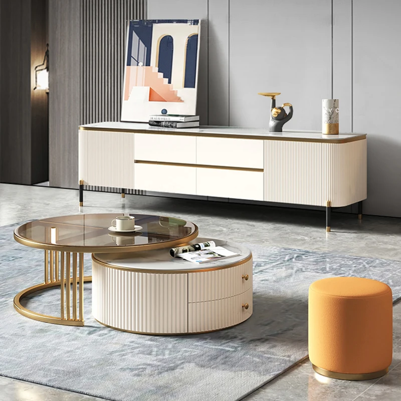 Great Furniture New Arrival Living Room Modern Design Marble Coffee Table