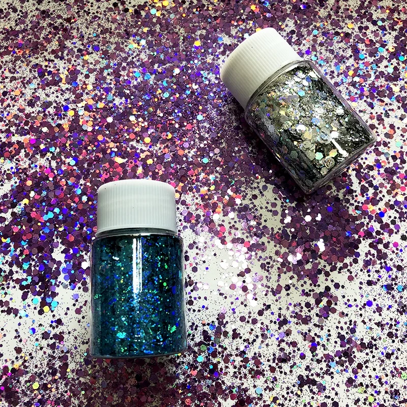 20ml Shimmer chunky glitter powder for nail face body  Christmas party decoration supplies