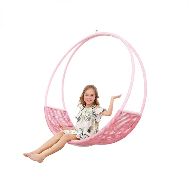 Hot product egg swing chair fun hanging egg chair rattan swing chair