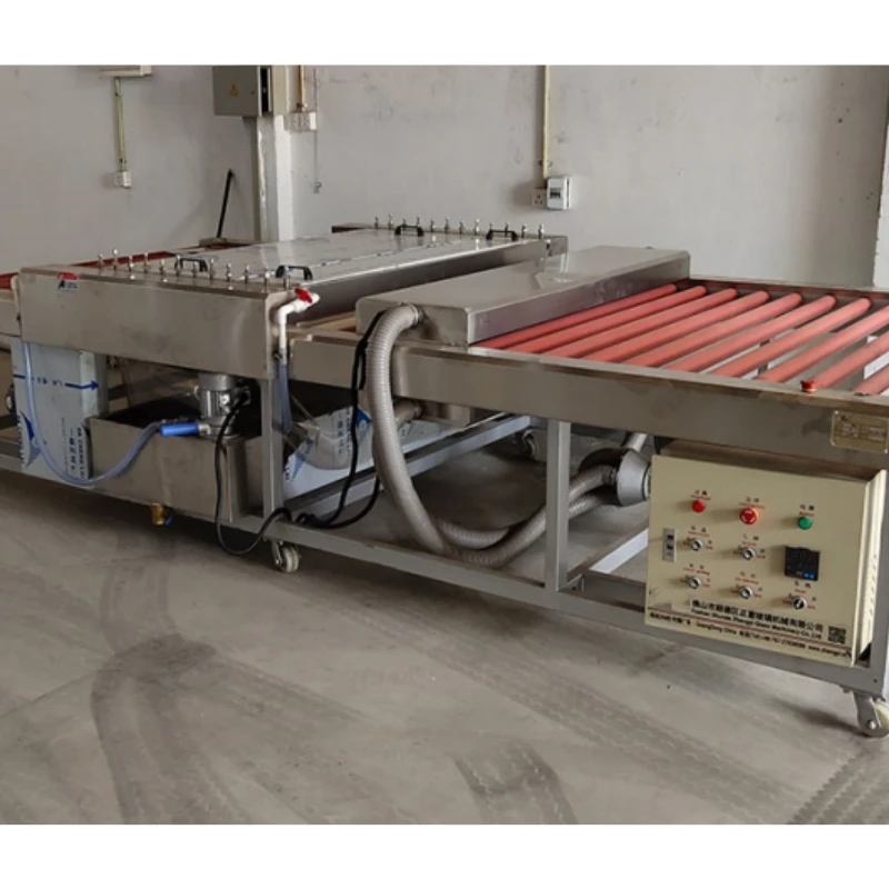 Hot sale glass washing machine with low price tempered glass washer and dryer mini mirror glass washing machine