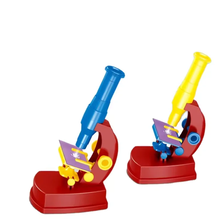 Science Experiment For Kids Toy Microscopes Assemble With Light Educational Toy