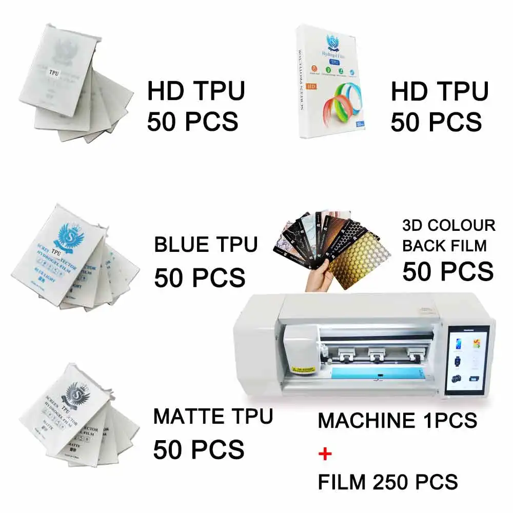 20*30cm screen protector sheet raw material hydrogel films tablet for mobile cutting machine plotter