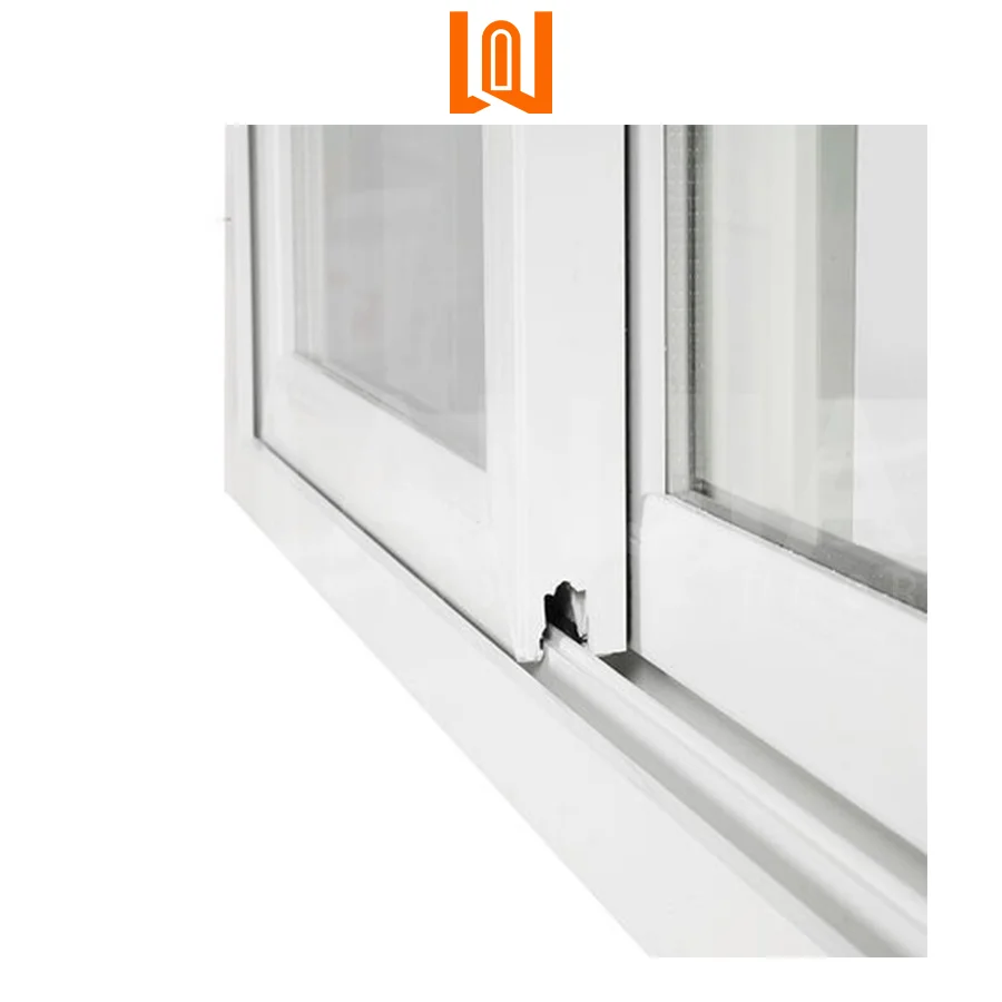 Simple Style PVC European Tilt and Turn windows Villa Impact Tempered Glass Sash Window Upvc windows