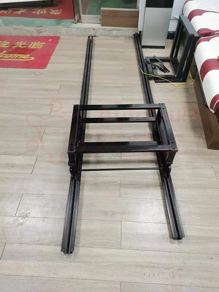 AutoLiuMa 2.47m universal adjustable car seat slider long sliding rails slide tracks for rv camper suv mpv van conversion