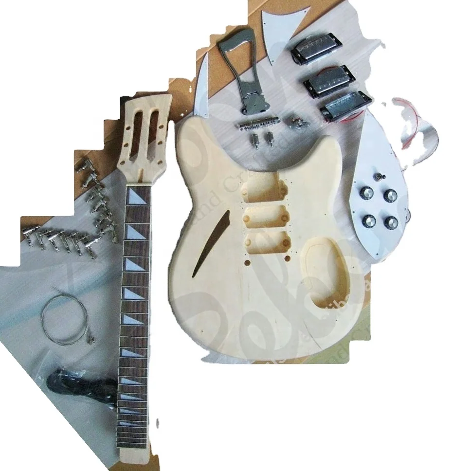 Weifang Rebon 12 string Ricken unfinished diy electric guitar kit
