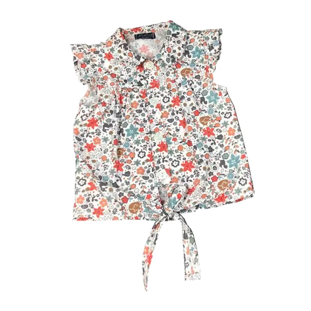 
2021 summer wholesale 100% cotton tee shirts tops baby girls kids cute t shirt 