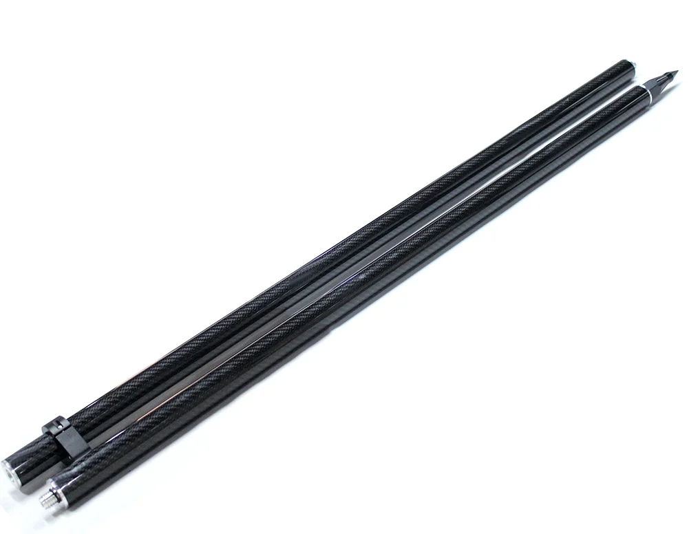 2M 2 SECTIONS GPS CARBON POLE FOR TRIMBLE