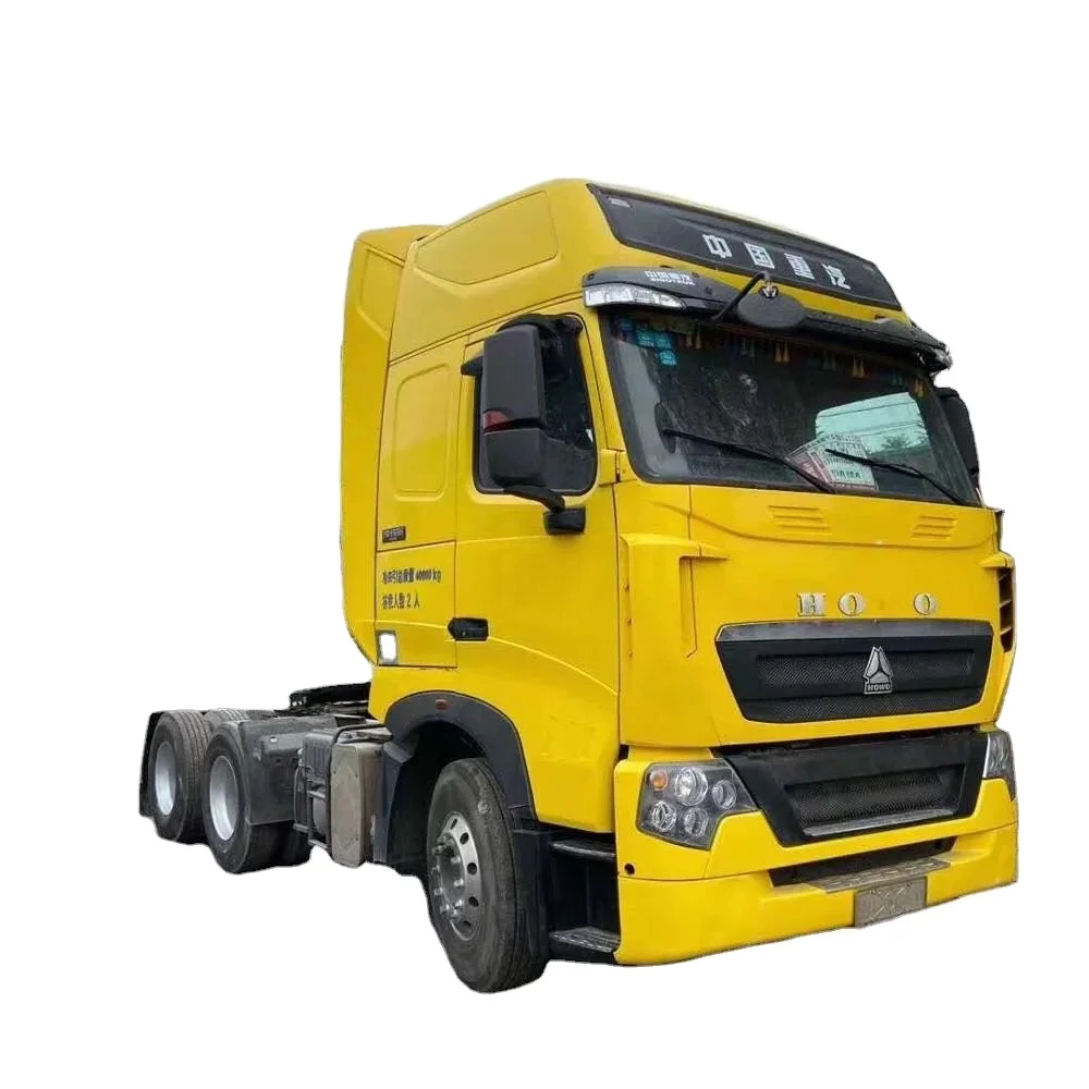 Подержанный оригинальный двигатель Sinotruk Howo 375 420hp 6X4 подержанная головка трактора