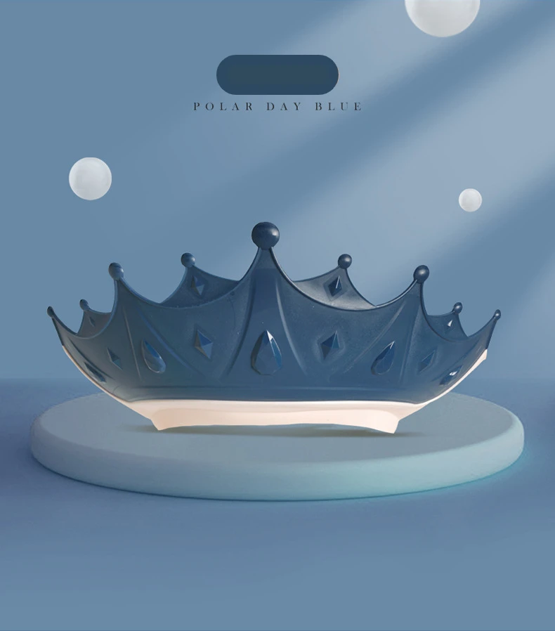 Kids Shampoo Bath Shower-caps Waterproof Bebe Crown Cartoon Kids Hair Wash Bath Head Hat Little Babies Baby Shower-Caps