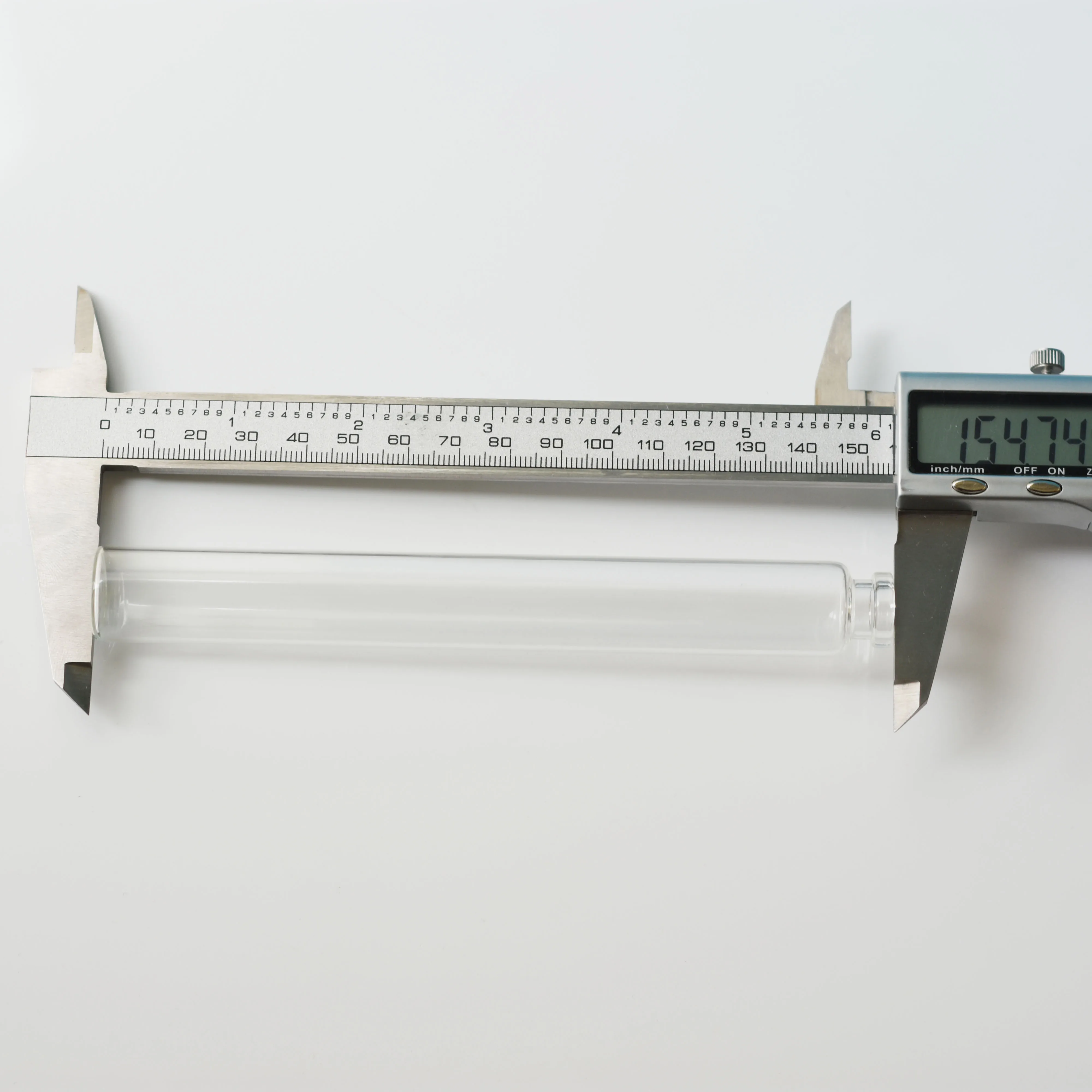 HeLun 1oz 30ml 32ml 35ml D19mm H155mm Empty Cylenderical Round Tube Glass Perfume Bottle Packaging