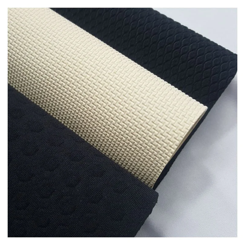 anti-skid 3.5mm sharkskin neoprene embossed sheets laminated polyester or nylon fabric
