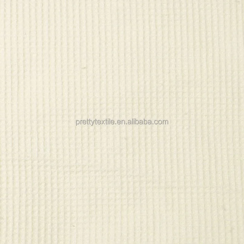 OEKO-Tex certificate 100% Cotton factory wholesale woven waffle plain dyed fabric with small MOQ and mix colors