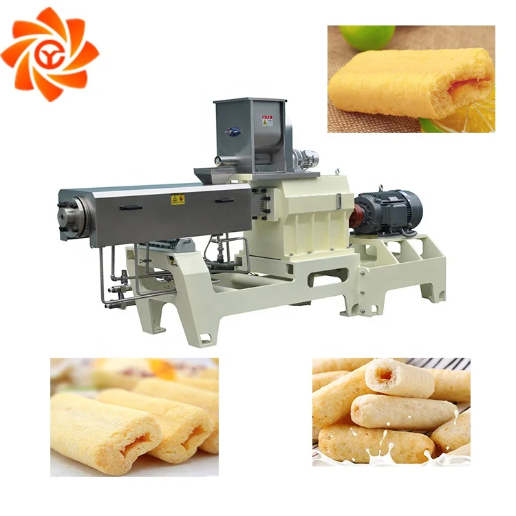 Multifunctional Fully Automatic corn core filling snack food processing machine production line
