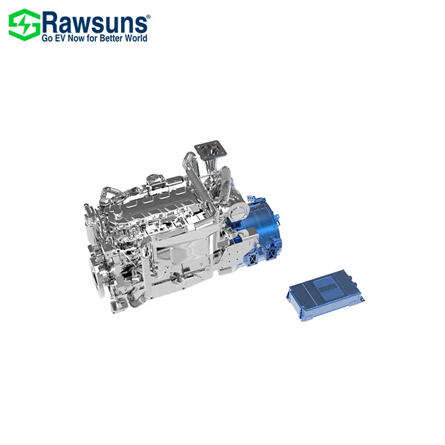 Rawsuns powerful 70KW 195A electric motor generator electricity generation flywheel SAE 2 for hybrid energy system
