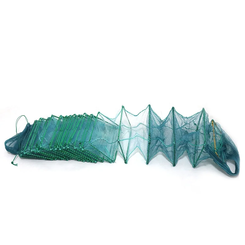 Manufacturer fyke nets for sale/fyke trap/fyke fishing net Folding Crab Cage Greatwall Long Fishing Bait Trap