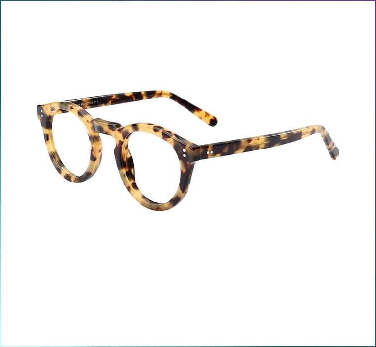 NEW Acetate Thick Frame No Lenses Fashion Decorate Eyeglasses Blue Light Blocking Glasses