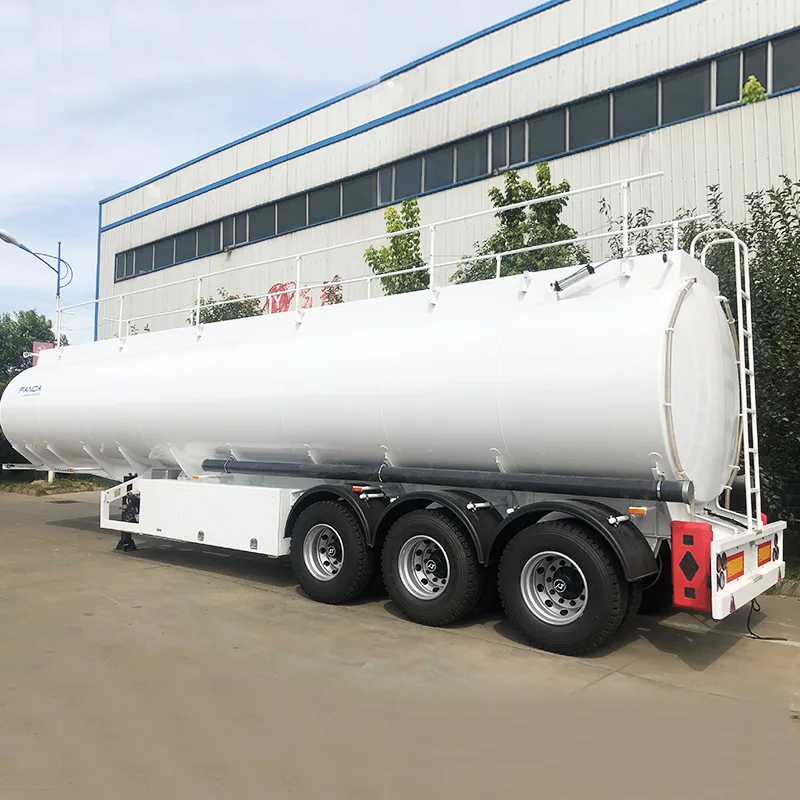 ADR Tanker Truck Fuel Semitrailers Fuel Tanker Semi Trailer 4 Compartments 40000 Liter 45000 Litres Small Oil Tanker 1000 4 - 6L