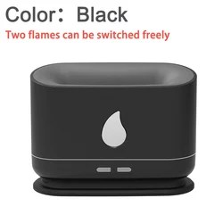 Amazon 2022 Essential Oils Scent Ultrasonic Mist Led Simulation 3D Blue Fire Flame Effect Air Humidifiers Aroma Diffusers