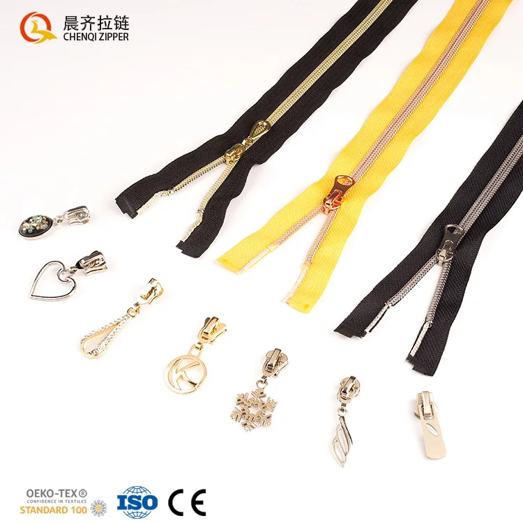 Supplier wholesale 5# Nylon Electroplated Rose Gold Teeth Open-end Polyester Zipper for garment