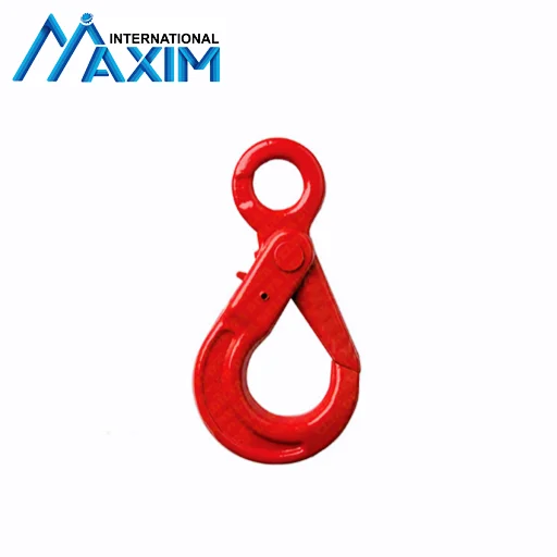 G80 Alloy Chain Fittings Eye Self Locking Hook