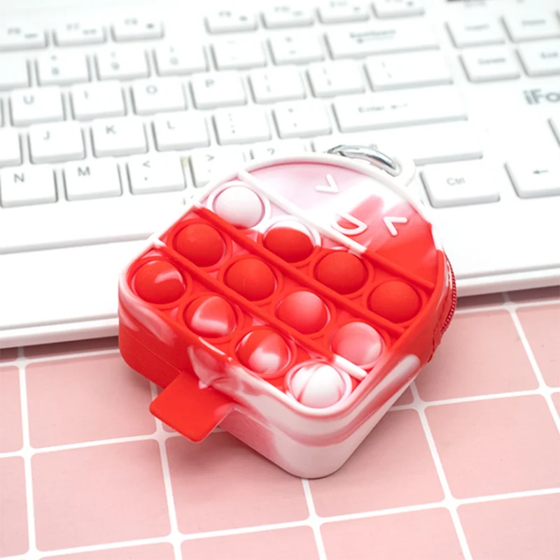 Cheap Silicone Squeeze Unicorn Coin Purses Prevent Anxiety little girls purses pop it unicorn kid coin purse