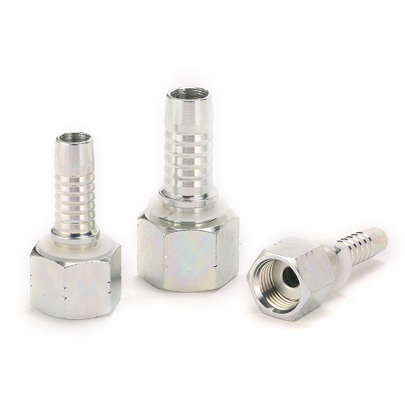 Competitive price ORFS female straight carbon steel galvanized swivel fittings