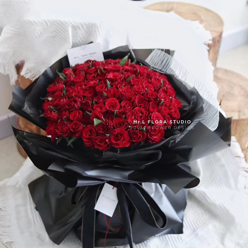 Waterproof flower packaging paper material Han Su paper gift packaging material wrapping paper