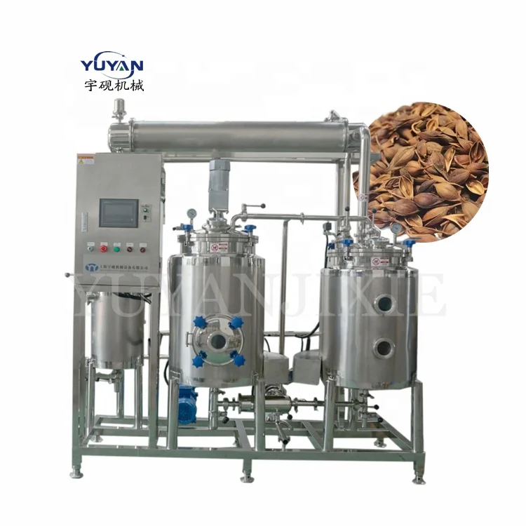 Factory Direct Small  50L Chinese herbal medicine Biopharmaceutical Multifunctional extraction and concentration unit/equipment