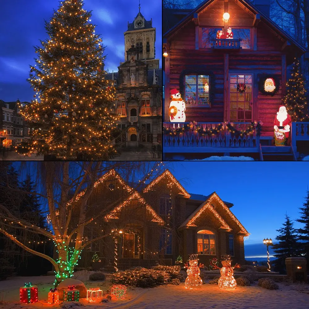 UL 5mm Multi Color Flashing LED Christmas Starry String Light