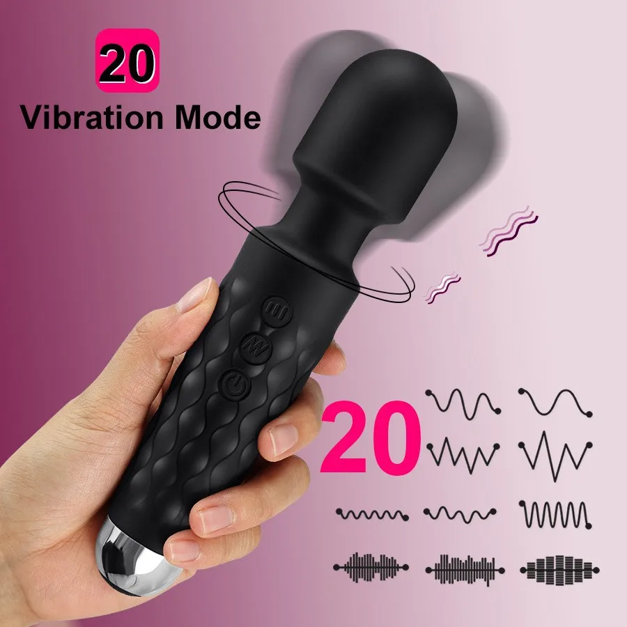 Hot Selling Medical Silicone Health Care Wand Massager Vibrator Sex Toys For Woman