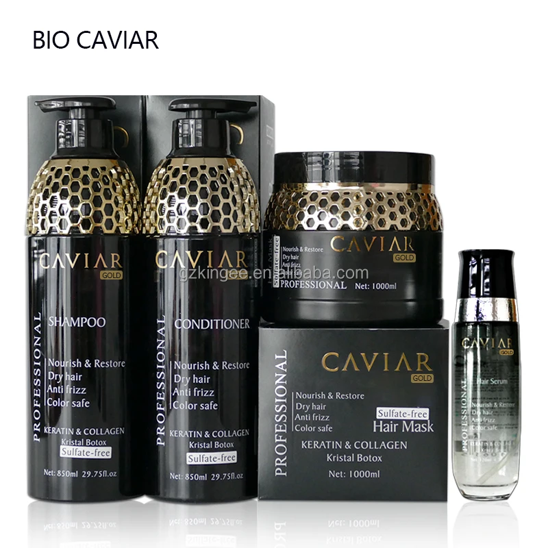 Color Loss Prevention BIOCAVIAR Nourishing Hair Mask Dry Dull Hair Repair Sulfate-free Formula 1000ML