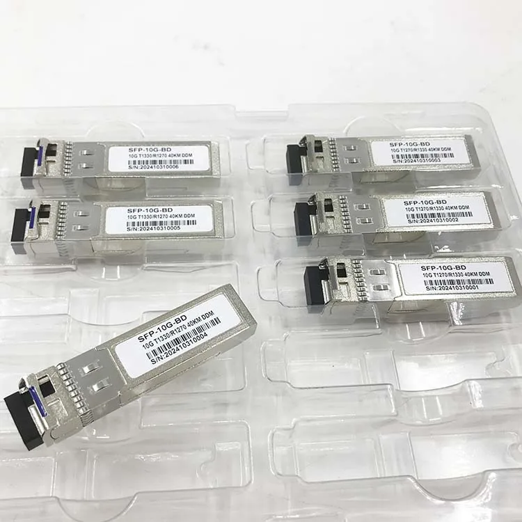 10G 40KM SFP-10G-BD 10G T1330/R1270 40KM DDM modules Optical Transceiver use for single optical fiber