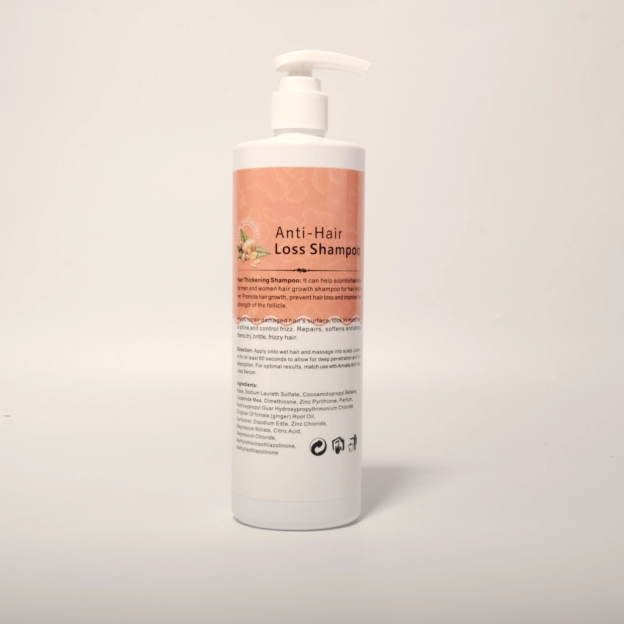 Private Label Hair Care Nourish Anti Hair Loss Thinning Hair Growth Natural Organic Shampoo