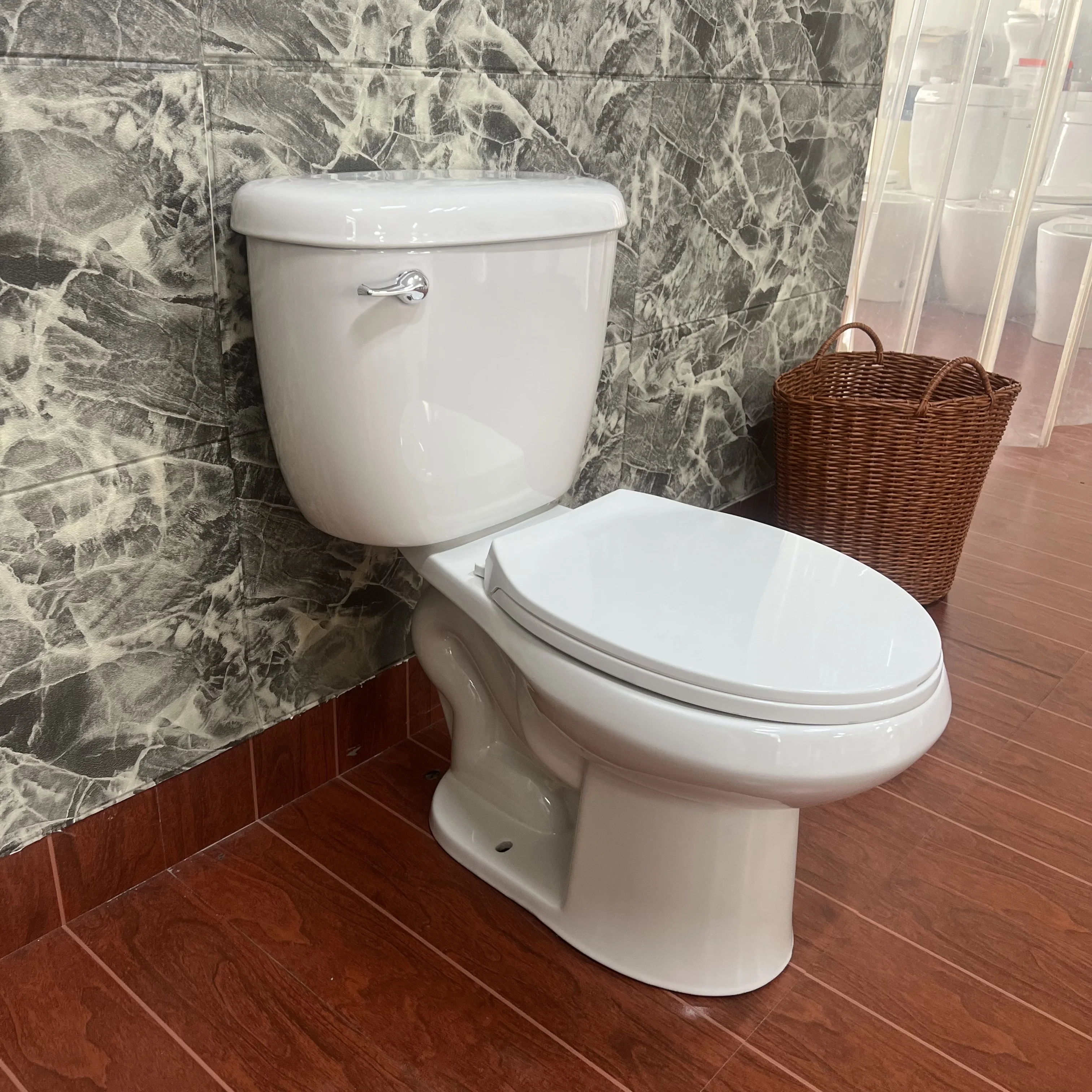 Cheap Price Chaozhou Sanitary Ware Bathroom Ceramic Two Piece Wc Toilet with S-Trap