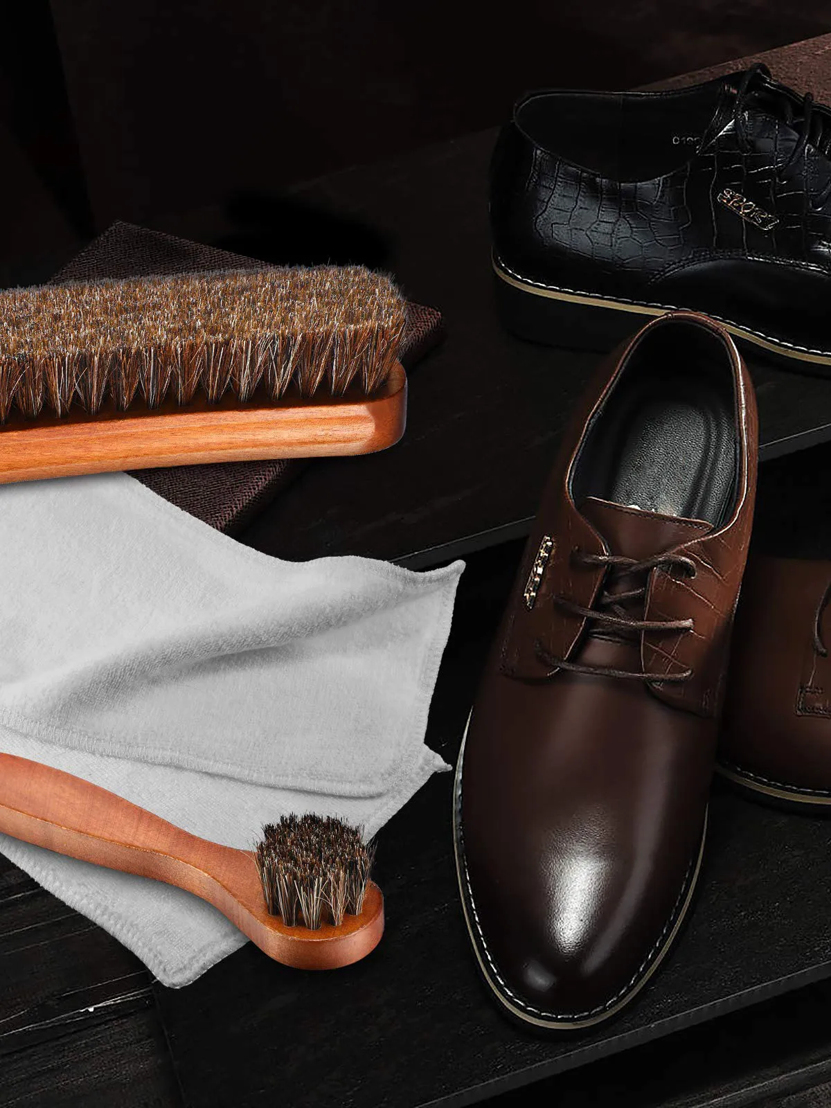 high quality easy to wash cleaner soft car washing brush horse hair interior brush for car detailing brush cleaning