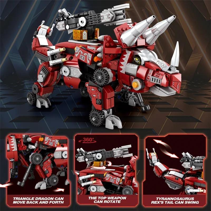 New Arrival 2023 Kids Toy Reobrix Dinosaur Building Block Toy Set Children Educational Toy Top Seller Trend Product
