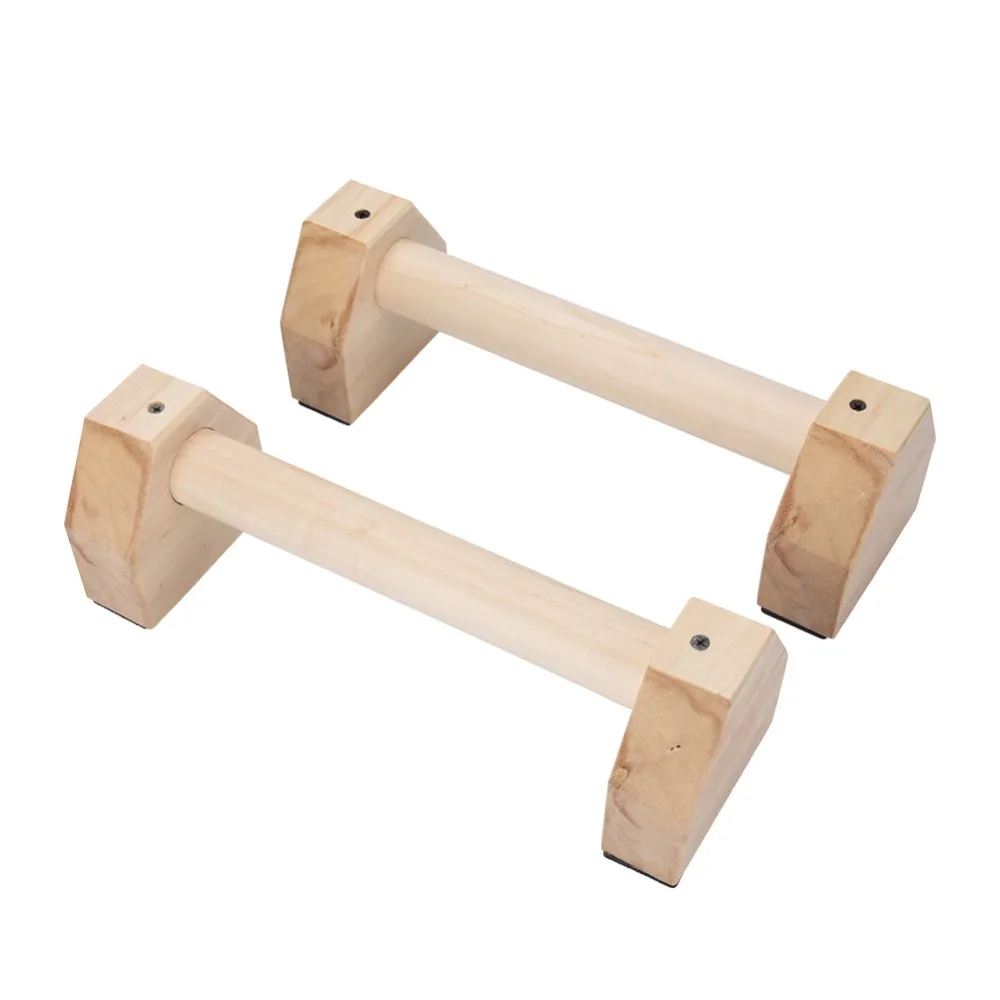 Good Quality Push-up Stand Handstand Pushups Wooden Gym Pull Up Push Up Bars