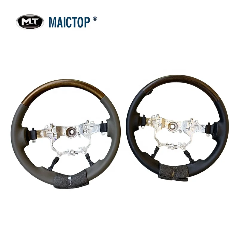 MAICTOP Different Color Steering Wheel for Land cruiser LC200 FJ200 Car Accessories Volant