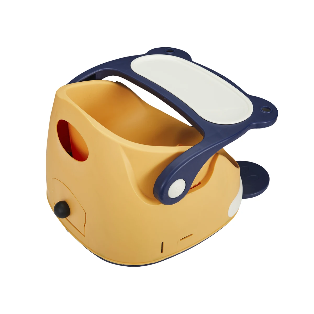 2022 NEW ARRIVAL Yellow Dog Baby Booster Chair with Adjustable tray and soft seat cover for baby anywhere to go and travel chair