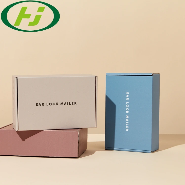 Custom Printed Ecommerce Mail Mailer Mailing Shipping Cosmetic Makeup Beauty Luxury Gift Pr Packaging Corrugated Kraft Paper Box