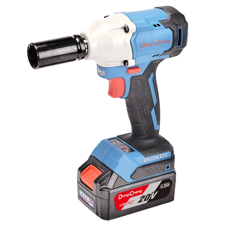 
Dong Cheng 1/2 Inch Square Lithium ion Battery Electric Brushless Impact Wrench  (1600191687950)